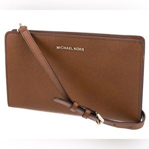 Michael Kors Brown Leather crossbody bag